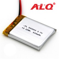 聚合物鋰電池ALQ503040/1000mAh 3.7V