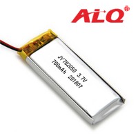 聚合物鋰電池ALQ702050/1000mAh 3.7V