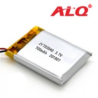 聚合物鋰電池ALQ703040/1000mAh 3.7V